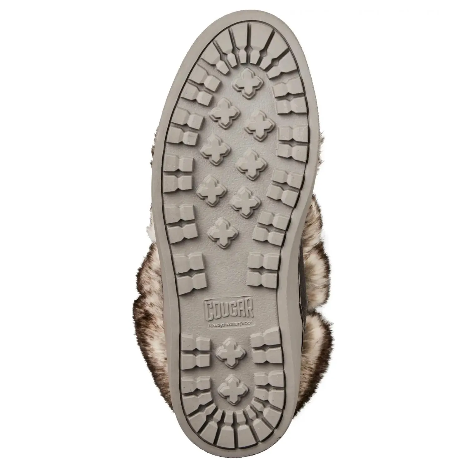 Women's Dasha Furry Booties In Pewter