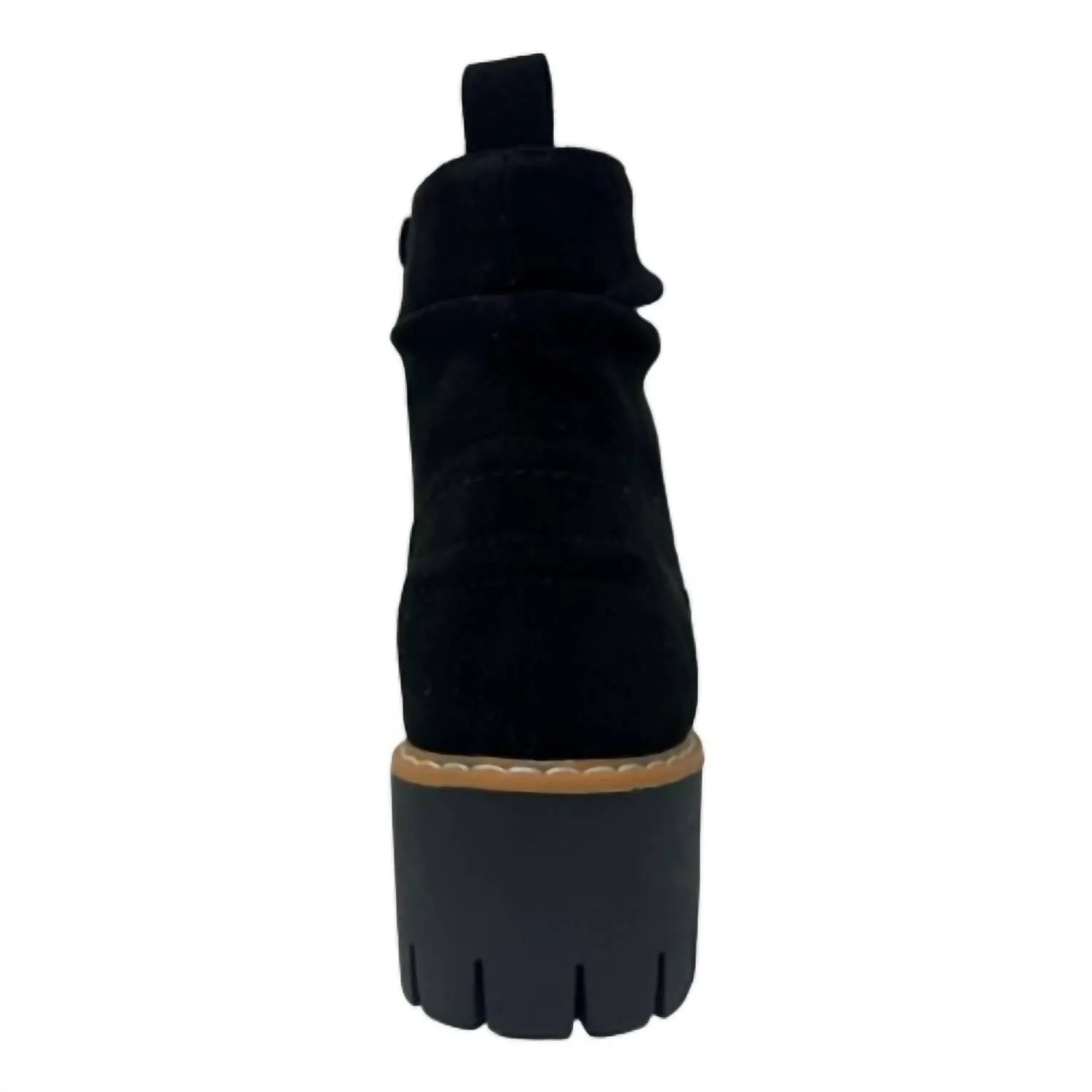 Women's Dashing Sueded Boot In Black