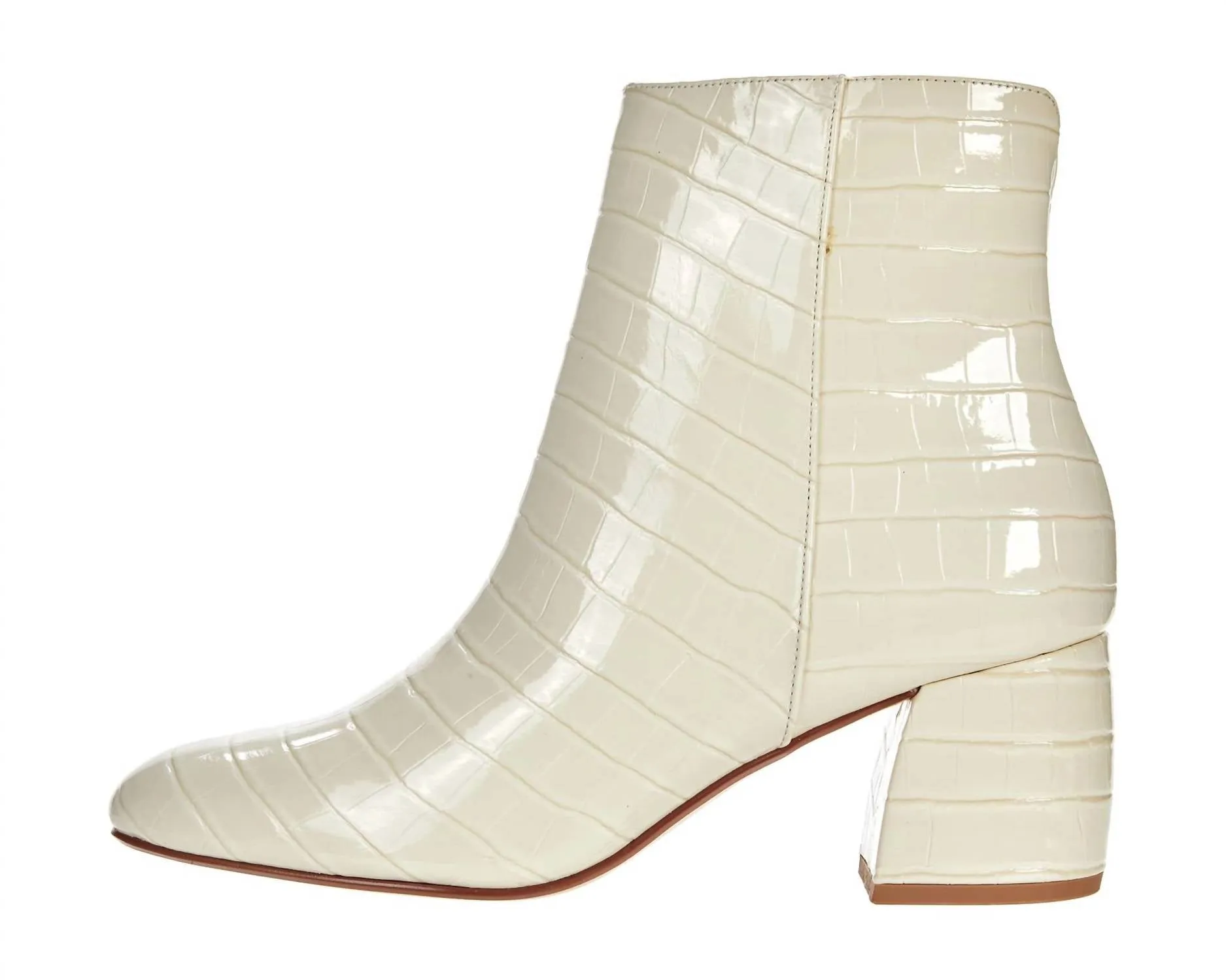 Women's Davinna Bootie In Cream Glas Croc