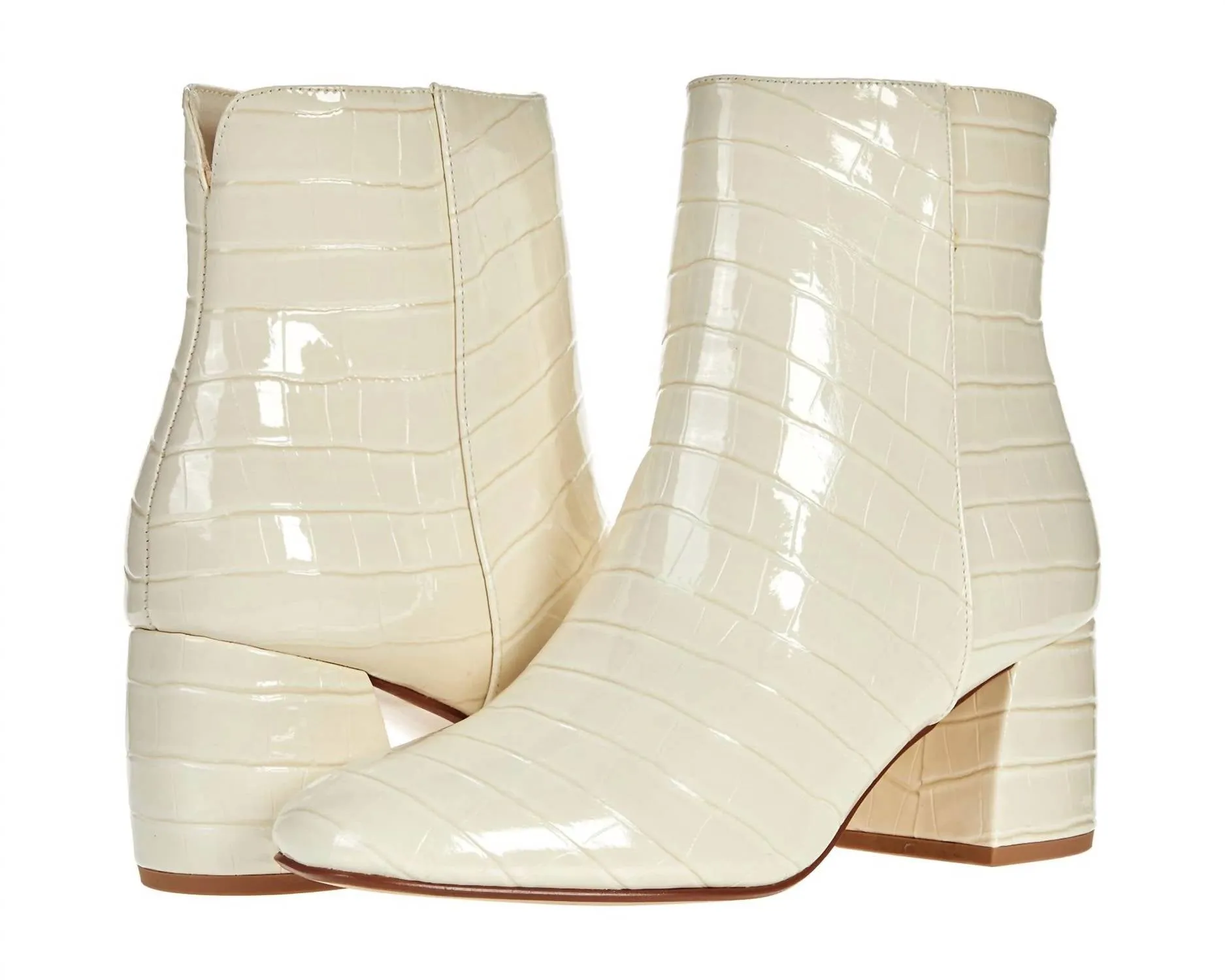 Women's Davinna Bootie In Cream Glas Croc