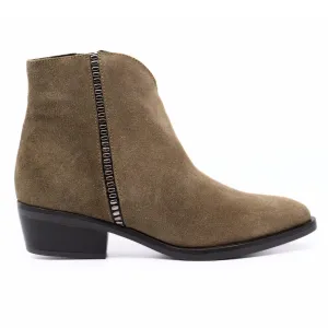 Women's Delman Suede Boots In Taupe