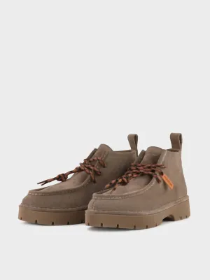 Women's Desert Suede Shoe Boot In Walnut