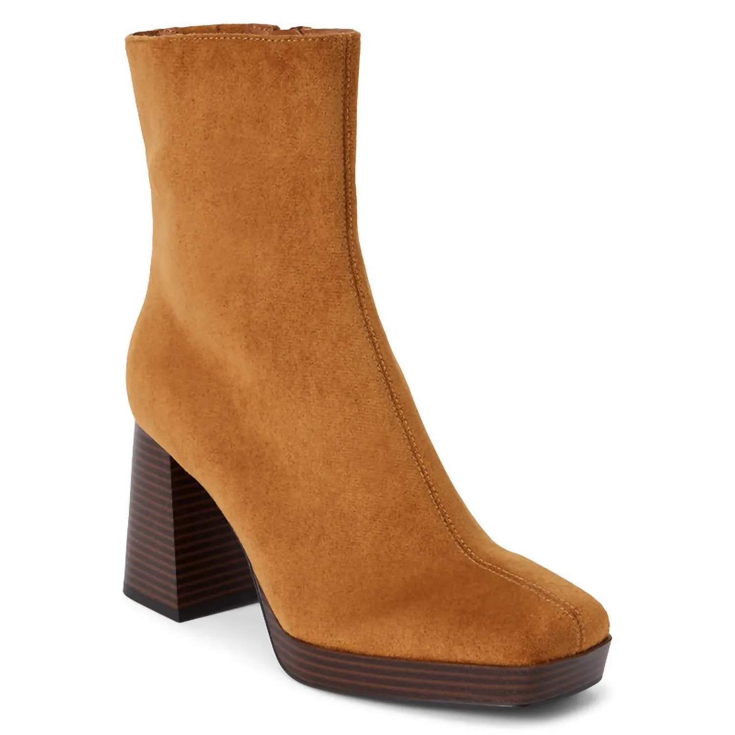 Women's Duke Platform Boot In Tan