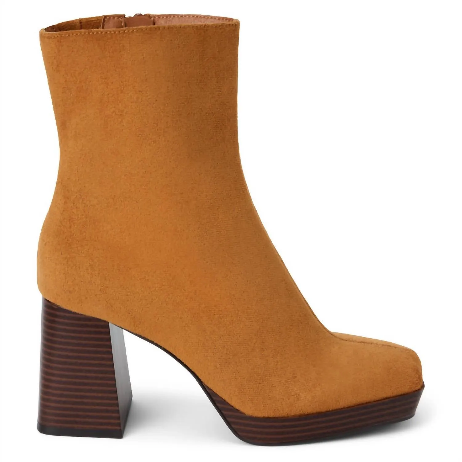 Women's Duke Platform Boot In Tan