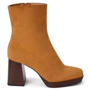 Women's Duke Platform Boot In Tan