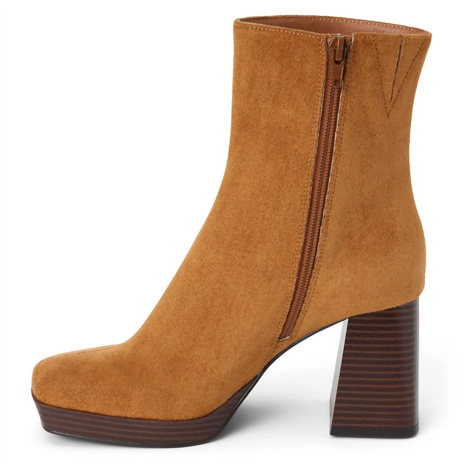 Women's Duke Platform Boot In Tan