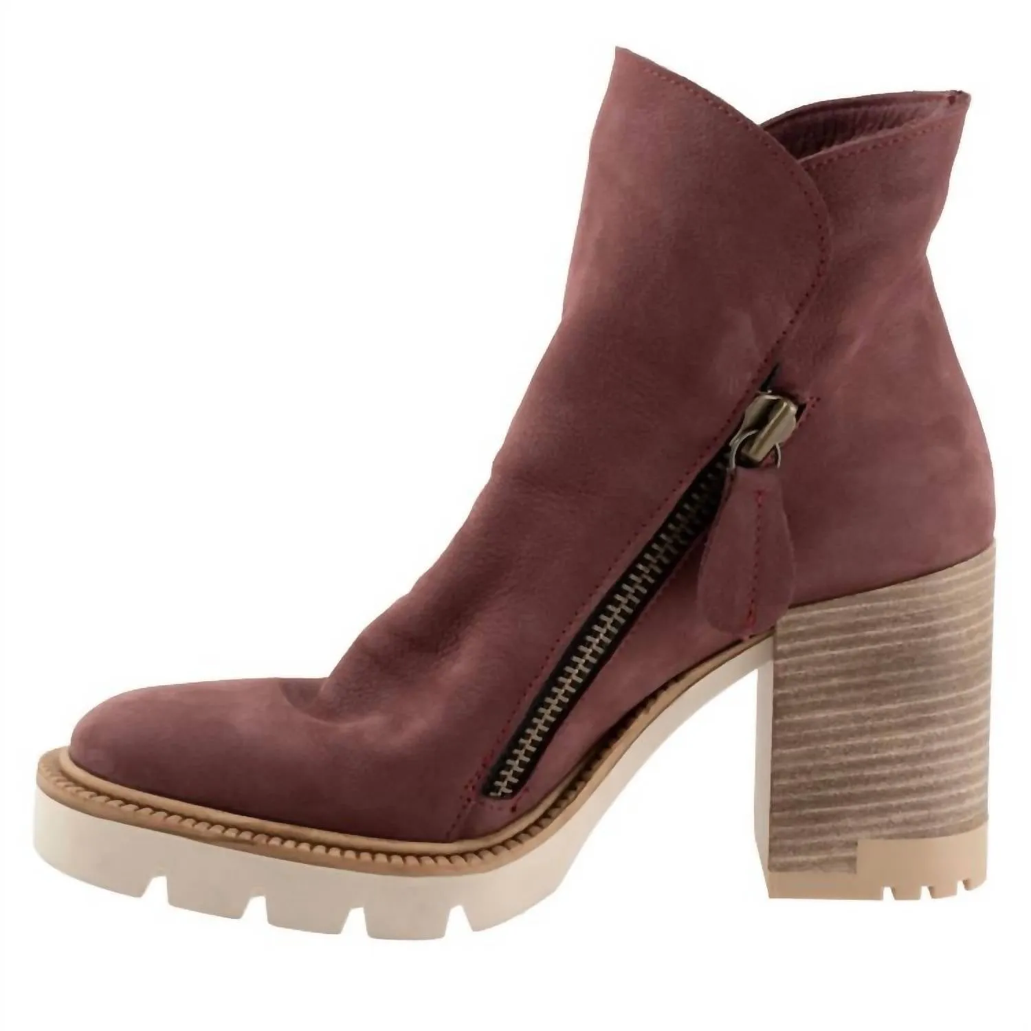 Women's Elliot Ankle Boots In Dark Wine