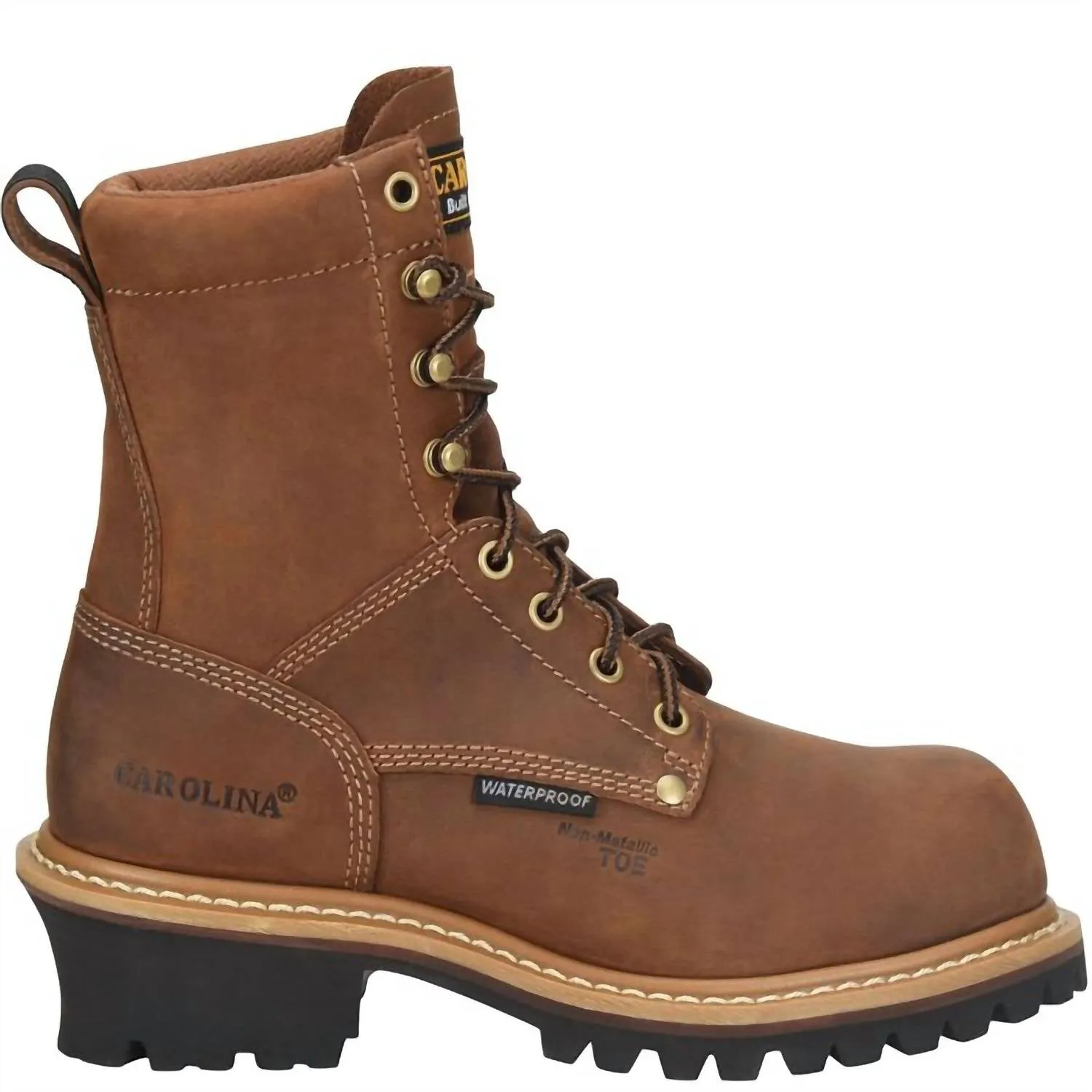 WomenS Elm 8 Waterproof Comp Toe Logger Boot In Brown