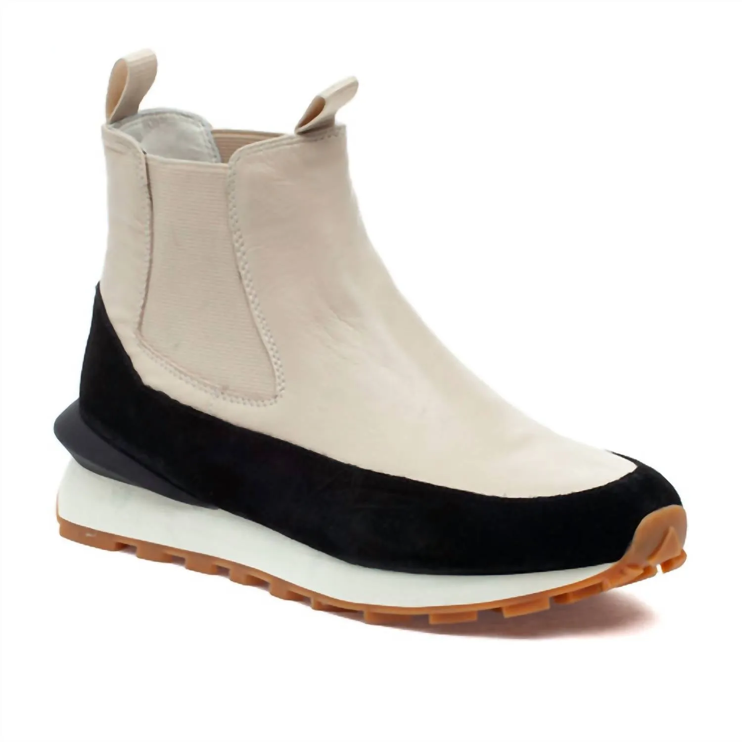 Women's Eloise Chelsea Boot In Beige Leather