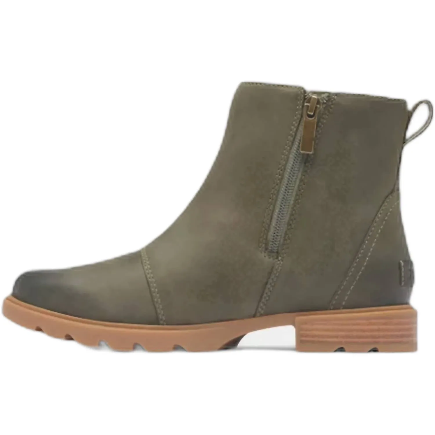 Women's Emelie Iii Zip Boots In Stone Green / Gum