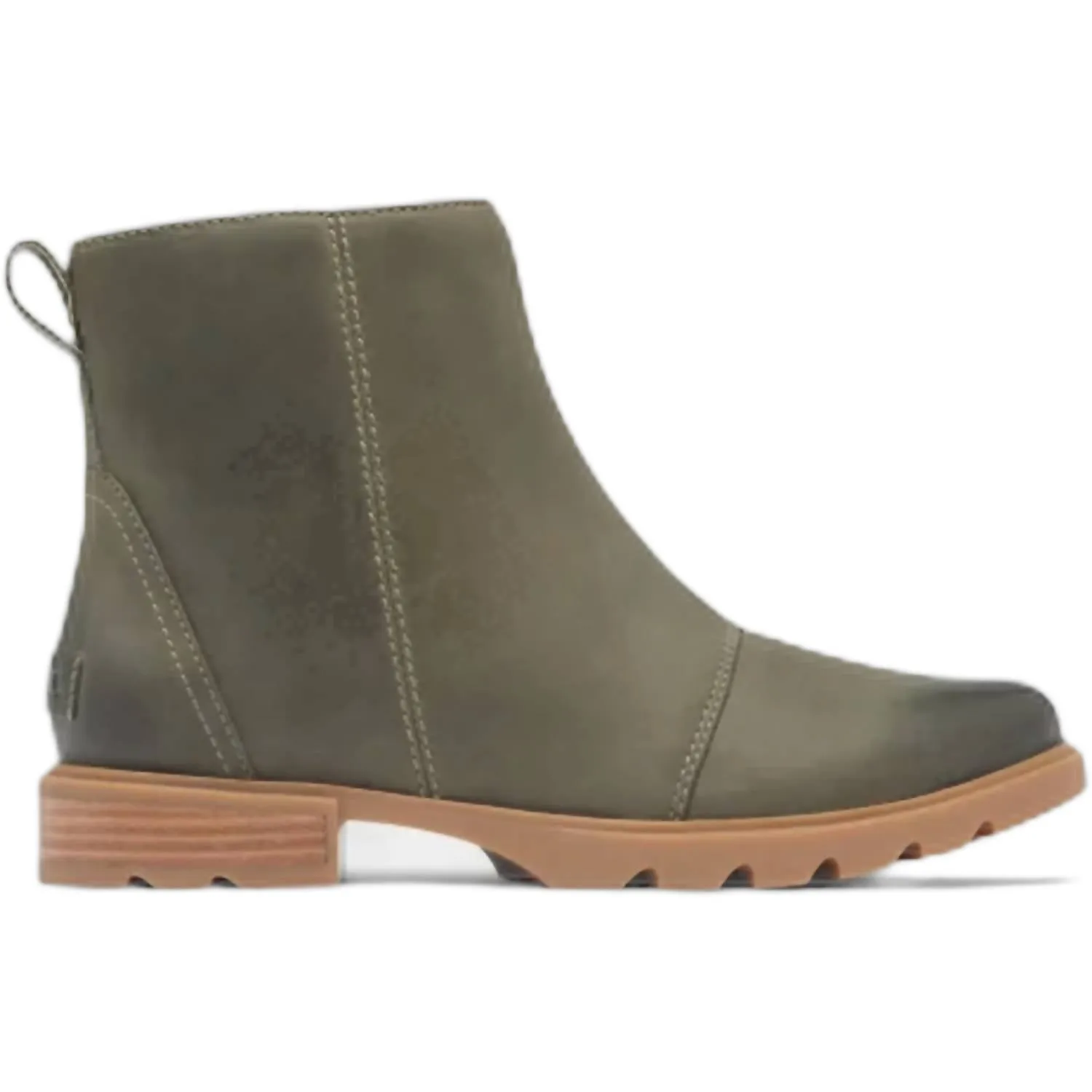 Women's Emelie Iii Zip Boots In Stone Green / Gum