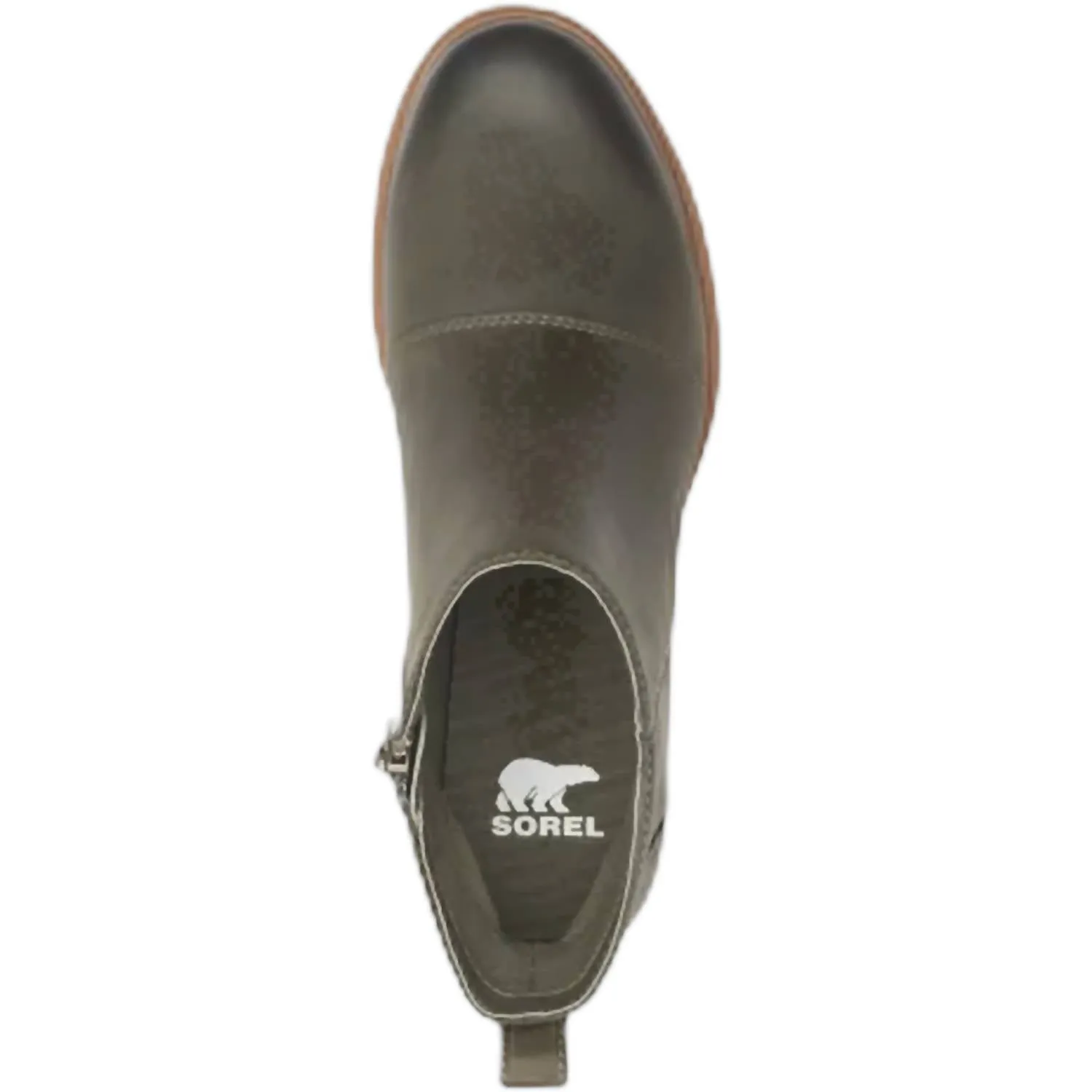 Women's Emelie Iii Zip Boots In Stone Green / Gum