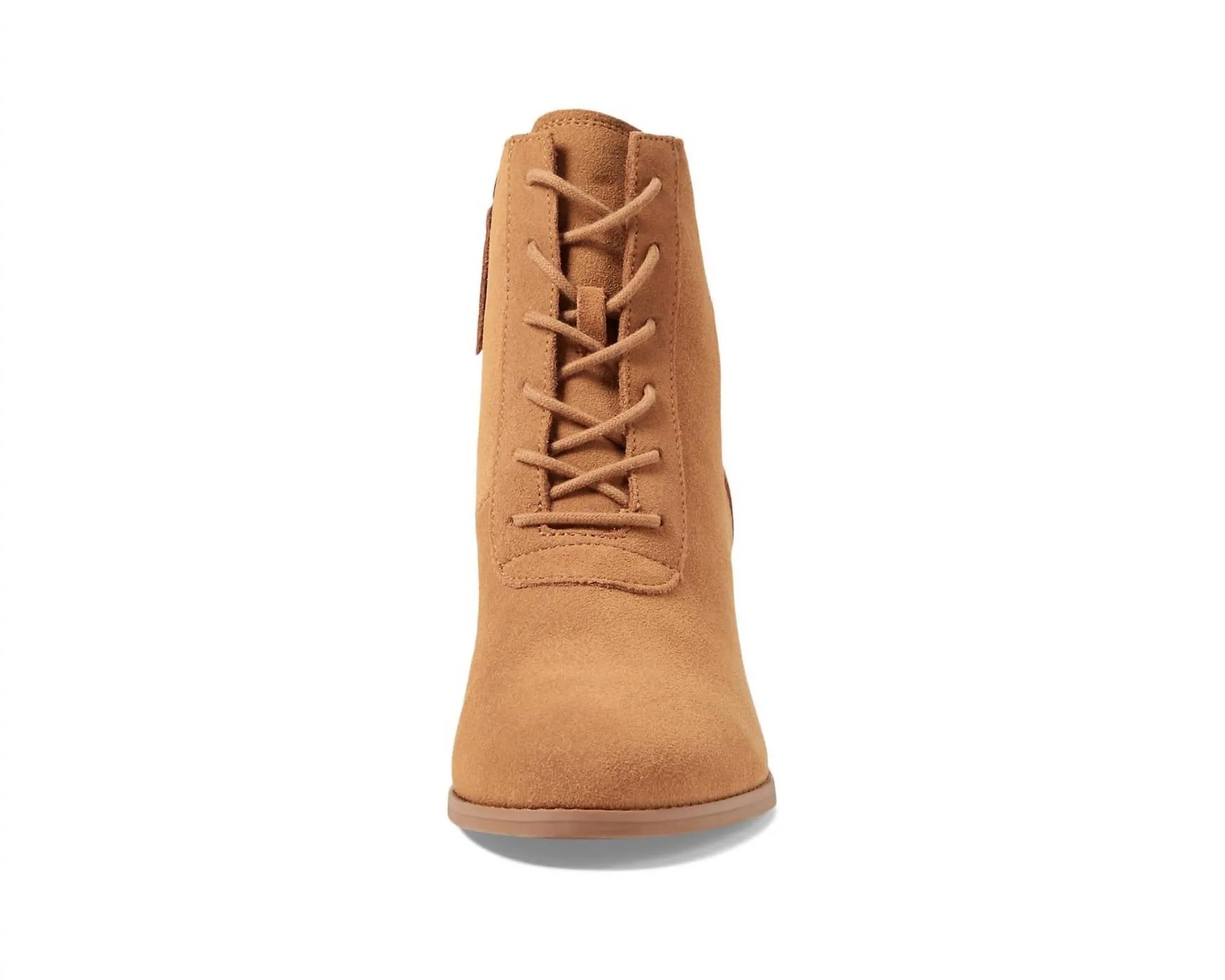 Women's Evelyn Lace Up Bootie In Tan