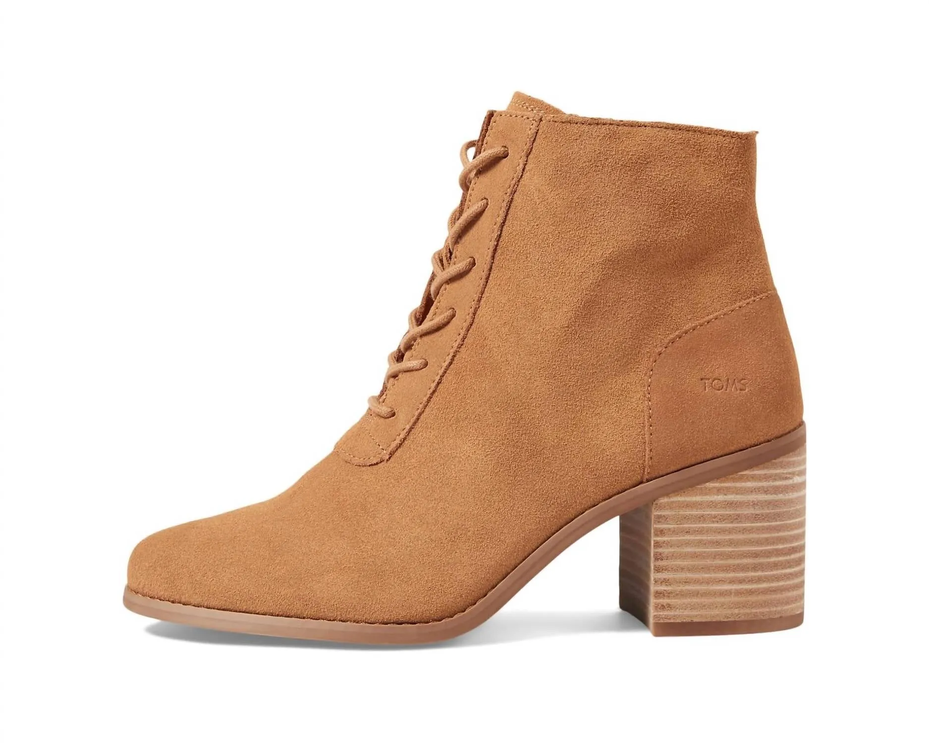 Women's Evelyn Lace Up Bootie In Tan