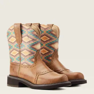Women's Fatbaby Heritage Farrah Boots In Tan/multi