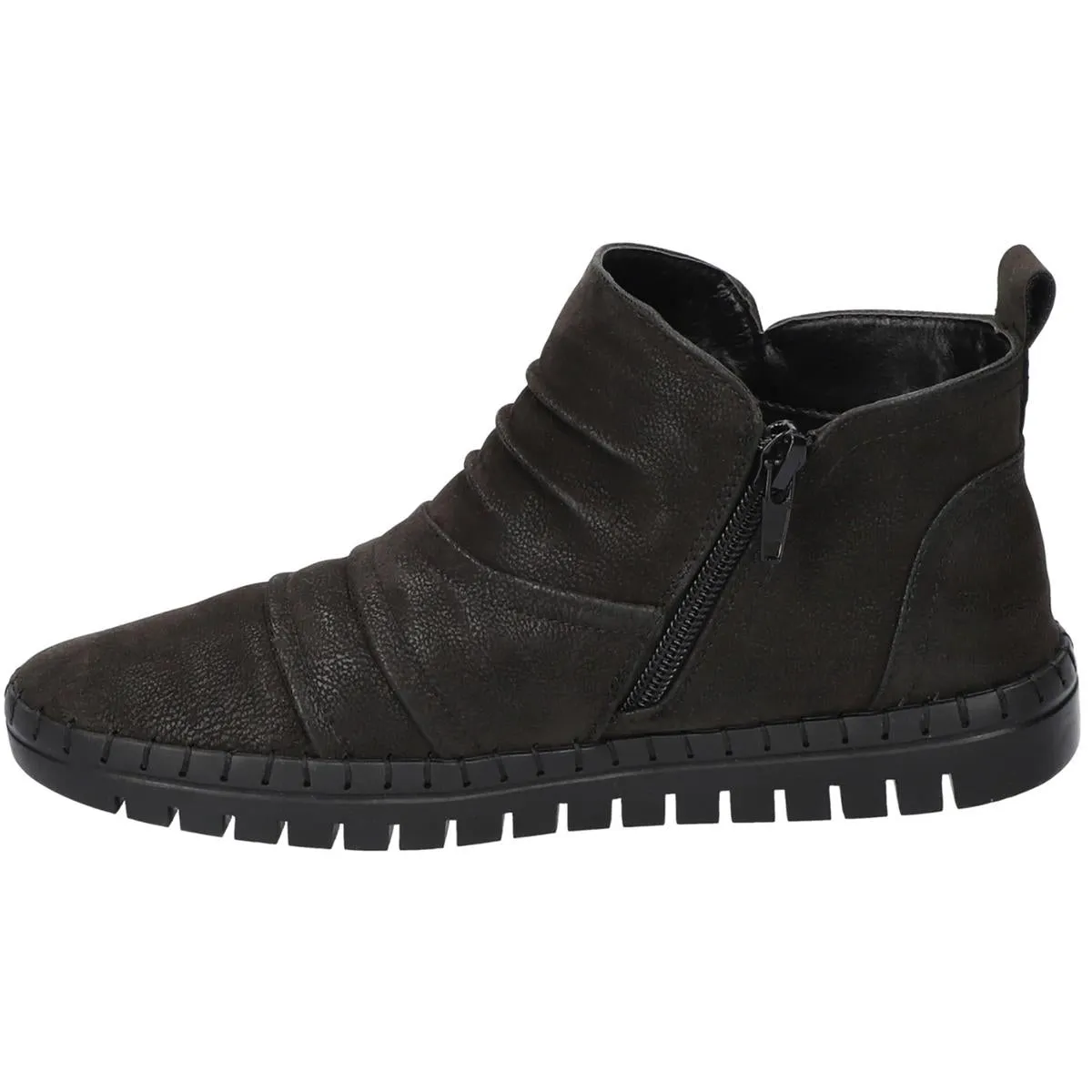 Womens Faux Suede Ankle Booties