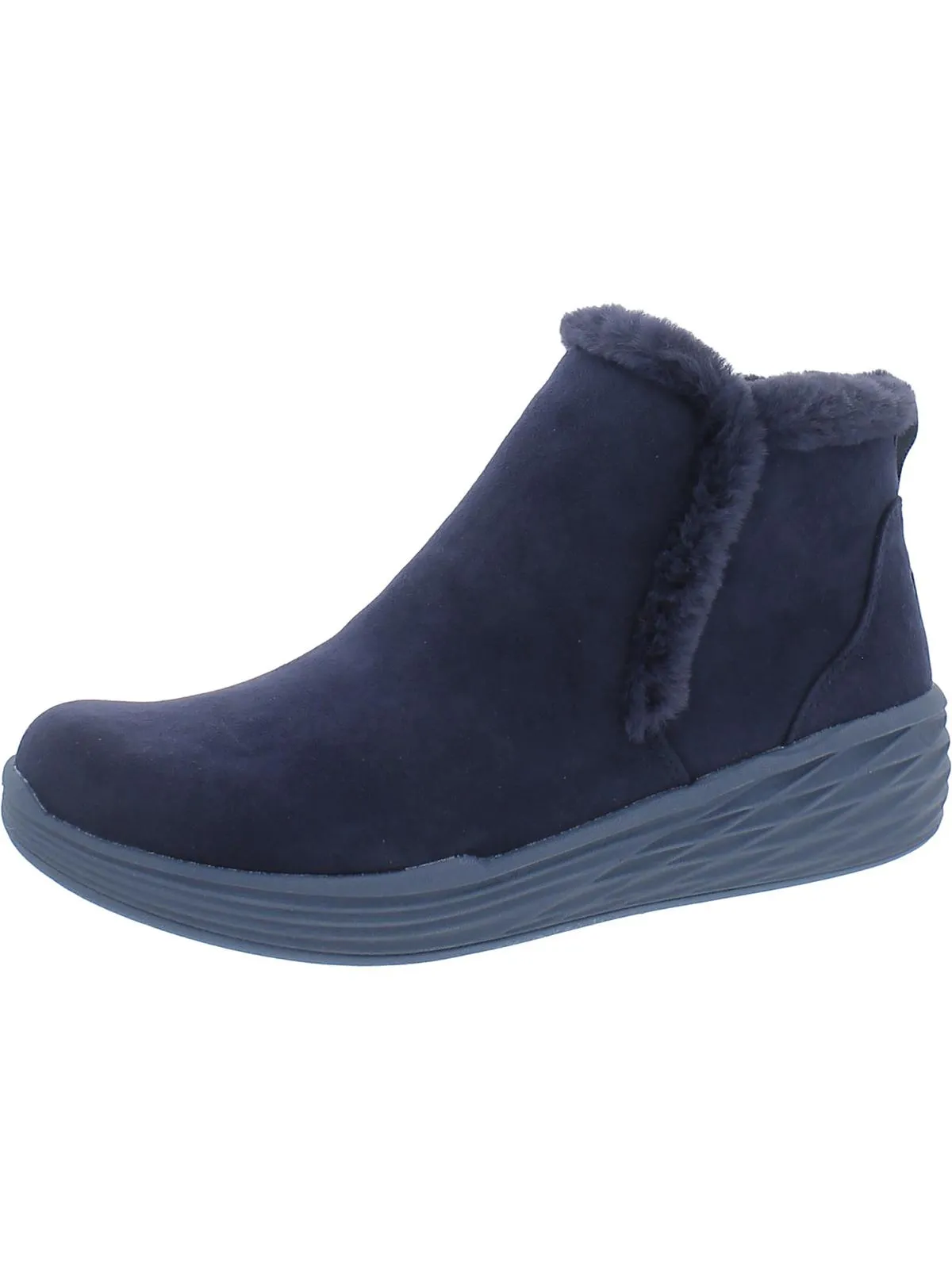 Womens Faux Suede Ankle Winter & Snow Boots