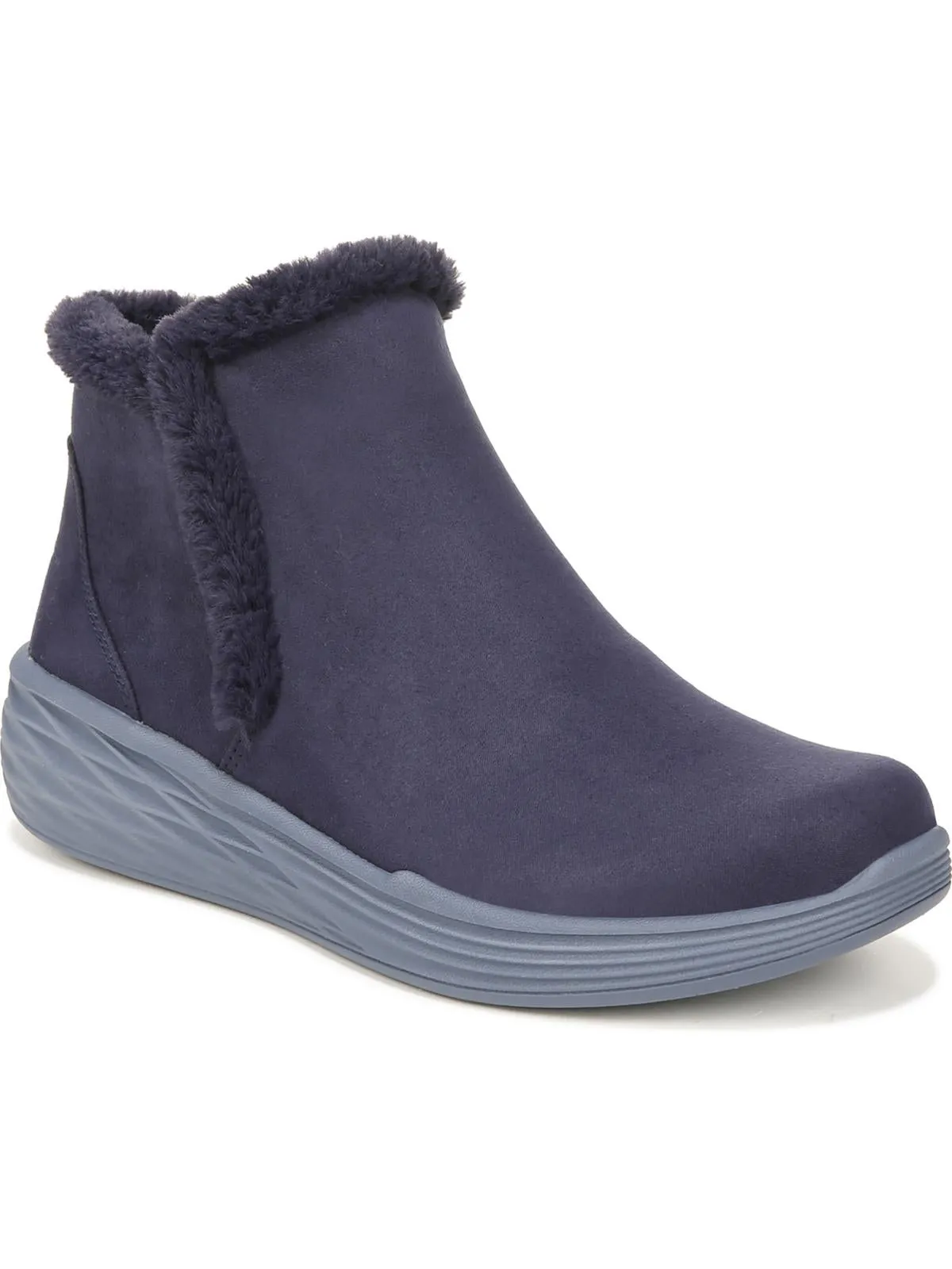 Womens Faux Suede Ankle Winter & Snow Boots