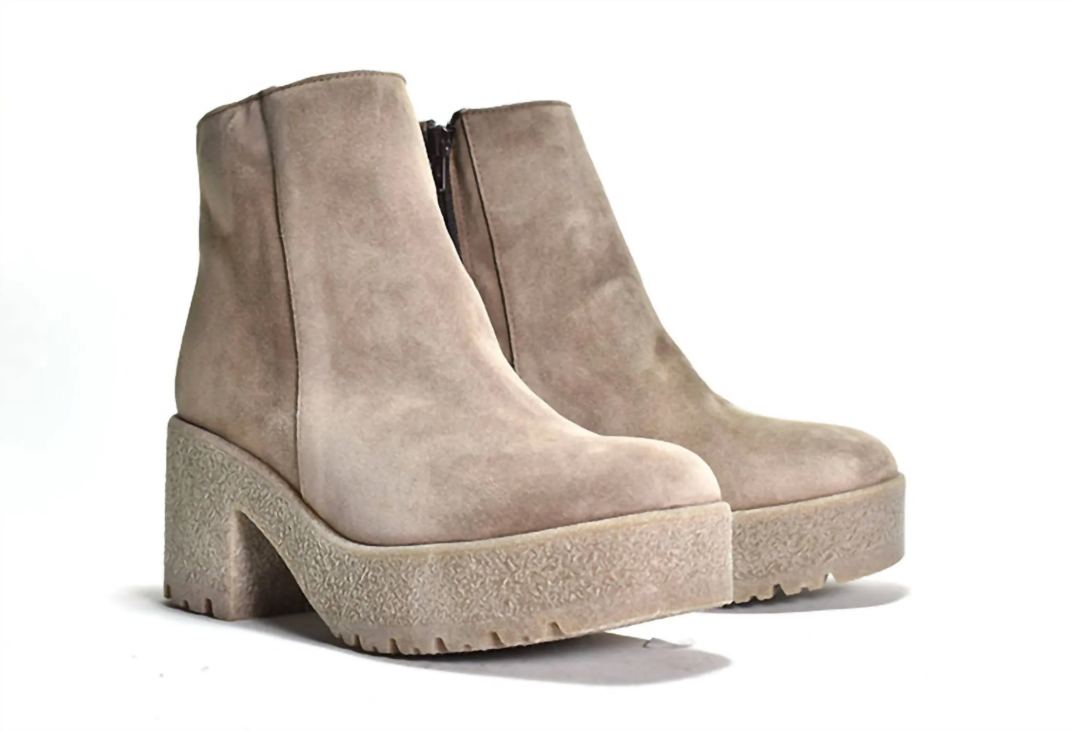 Women's Finley Ankle Boot In Fango Suede
