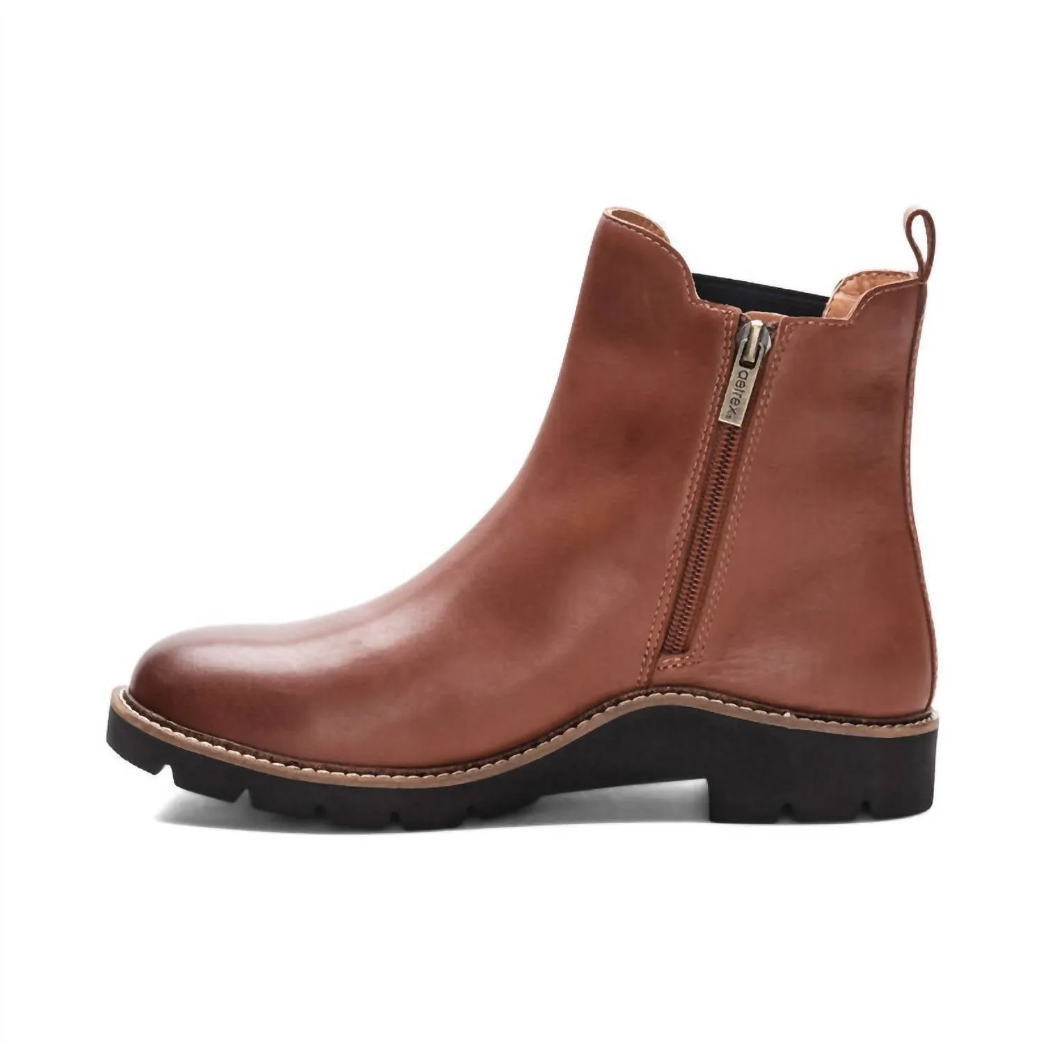 Women's Hannah Arch Support Boots In Cognac