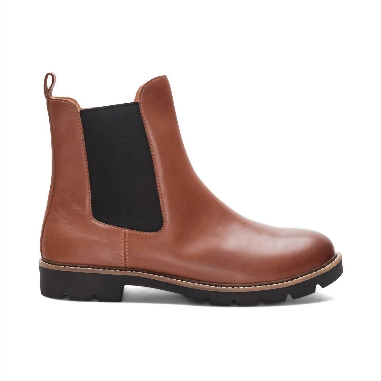 Women's Hannah Arch Support Boots In Cognac