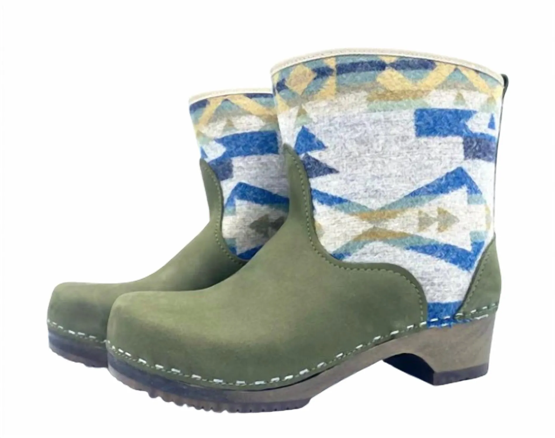 Women's Hannah Boot In Canyon Creek/green Nubuck