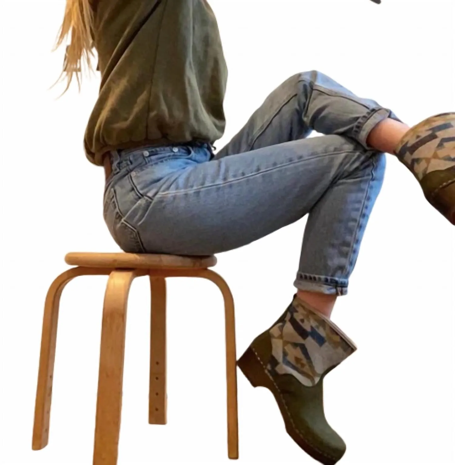 Women's Hannah Boot In Canyon Creek/green Nubuck