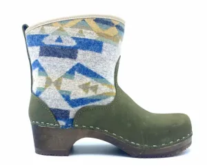 Women's Hannah Boot In Canyon Creek/green Nubuck