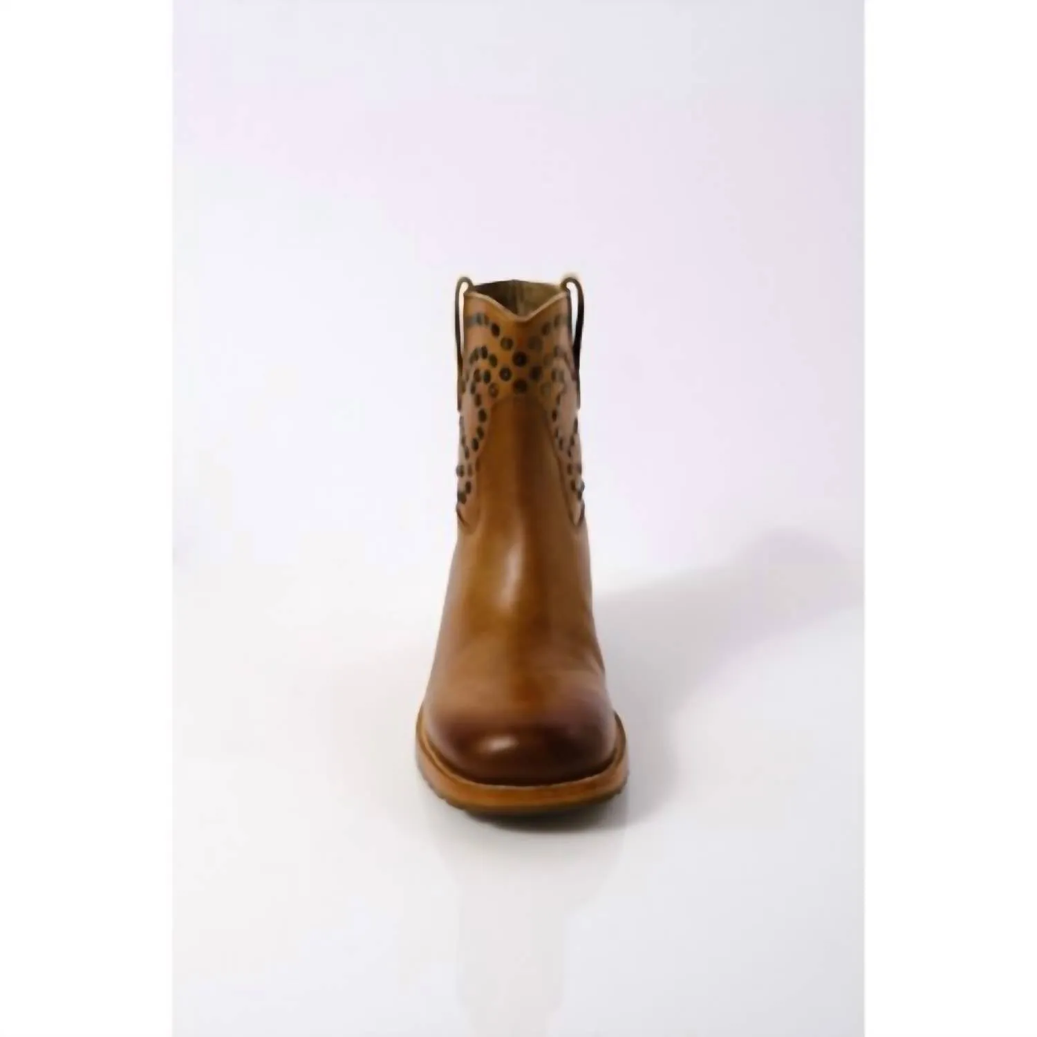 Women's Harmony Studded Ankle Boot In Biscuit