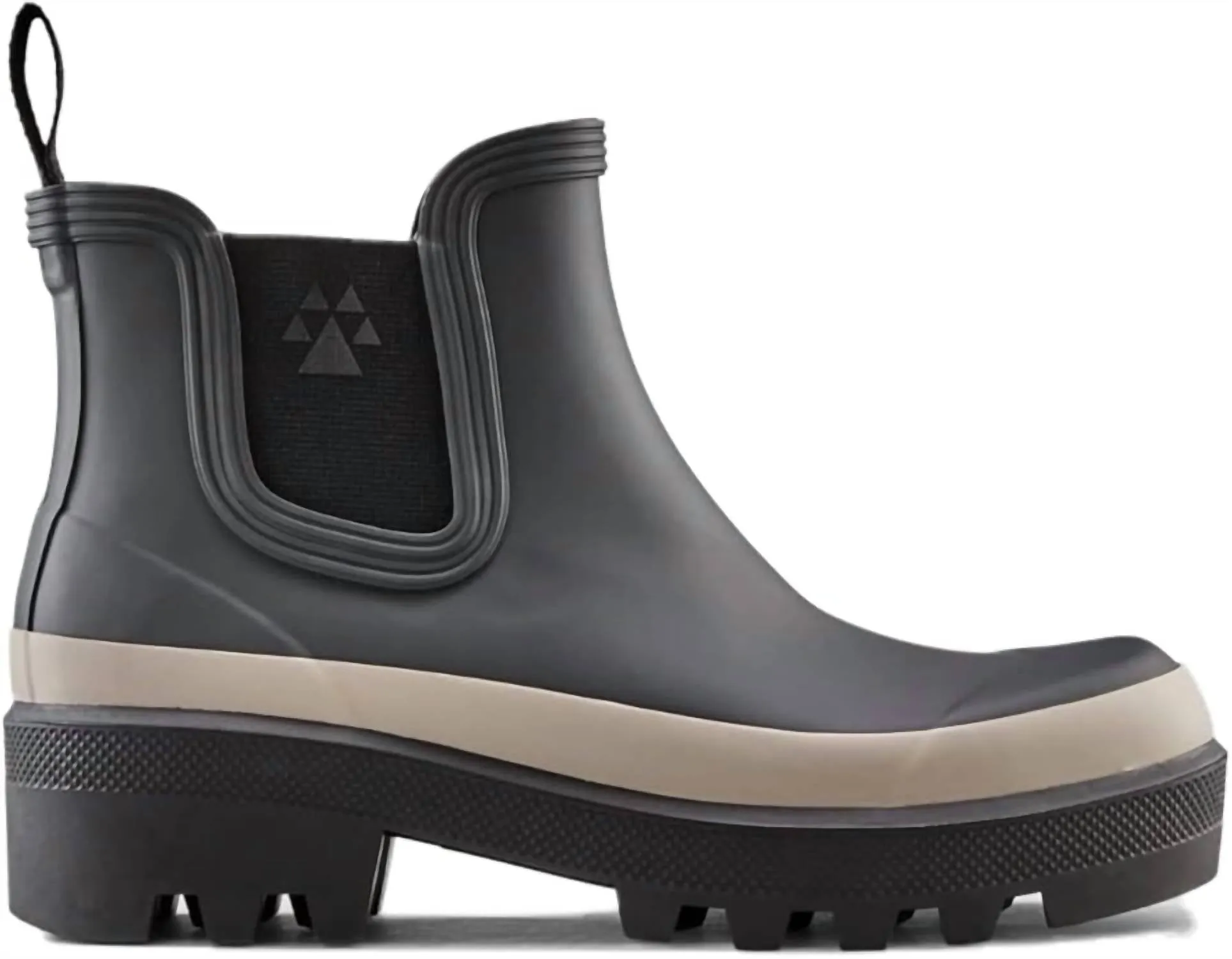 Women's Iggy Rubber Ankle Boots In Black