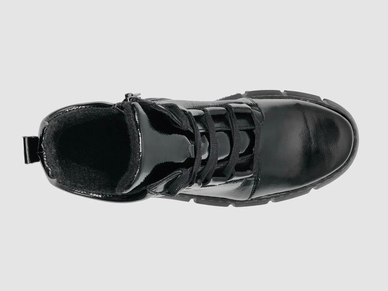 Women's Ino Fleece-Lined Zip-Up Leather Boots In Black