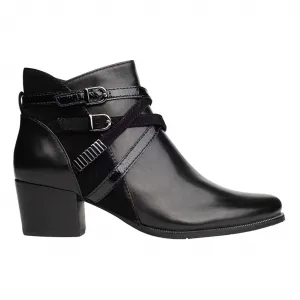 Women's Isabel 120 Leather Bootie In Black