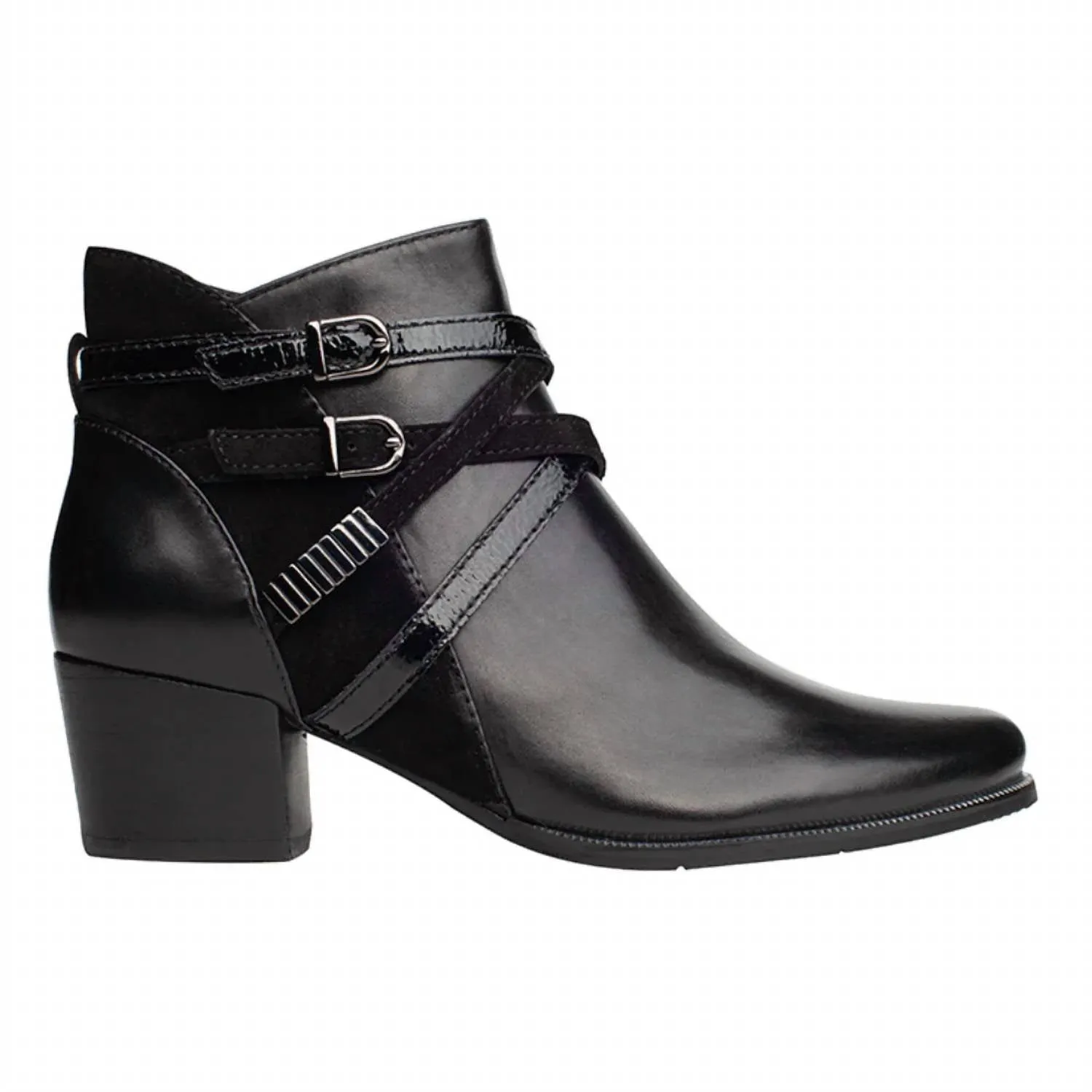 Women's Isabel 120 Leather Bootie In Black
