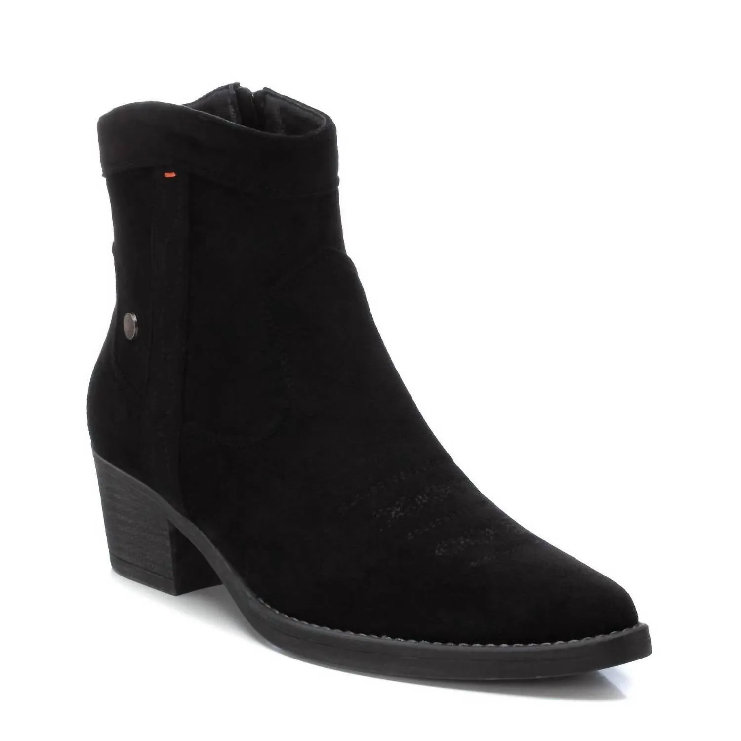 Women's Italian Western Booties In Black