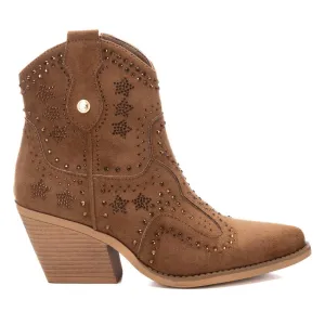 Women's Italian Western Suede Booties By XTI