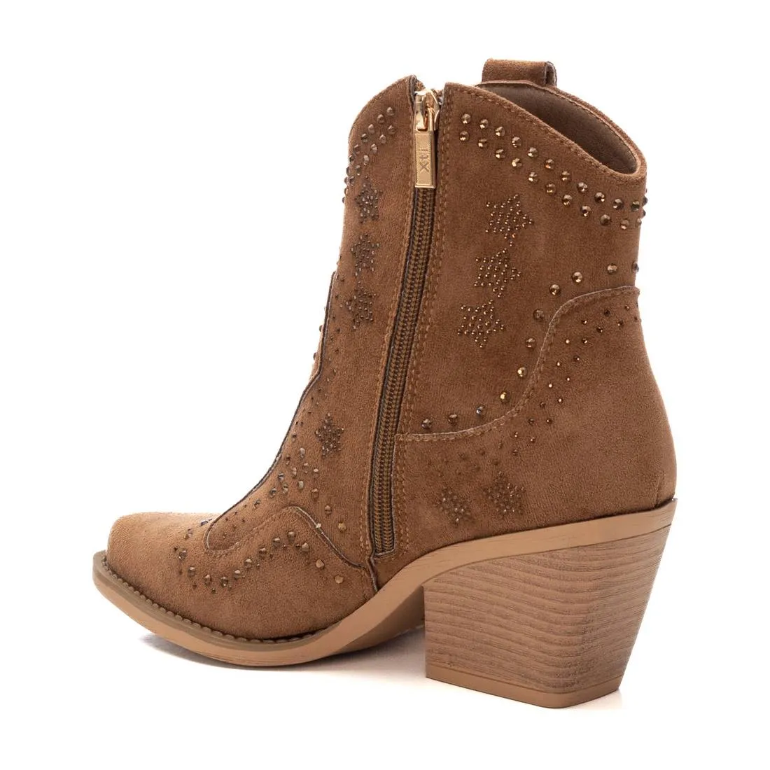Women's Italian Western Suede Booties By XTI