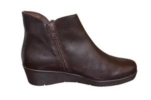 Women's Jasper Ankle Boot In Brown Leather