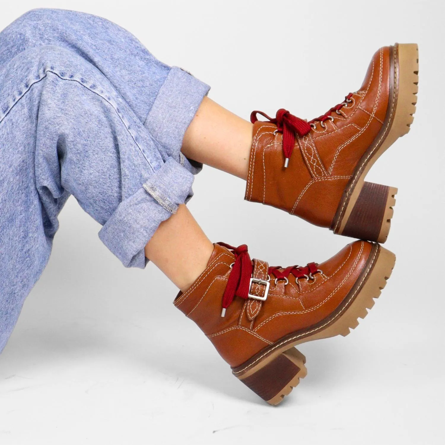 Women's Jasper Hiker Boots In Vintage Tan