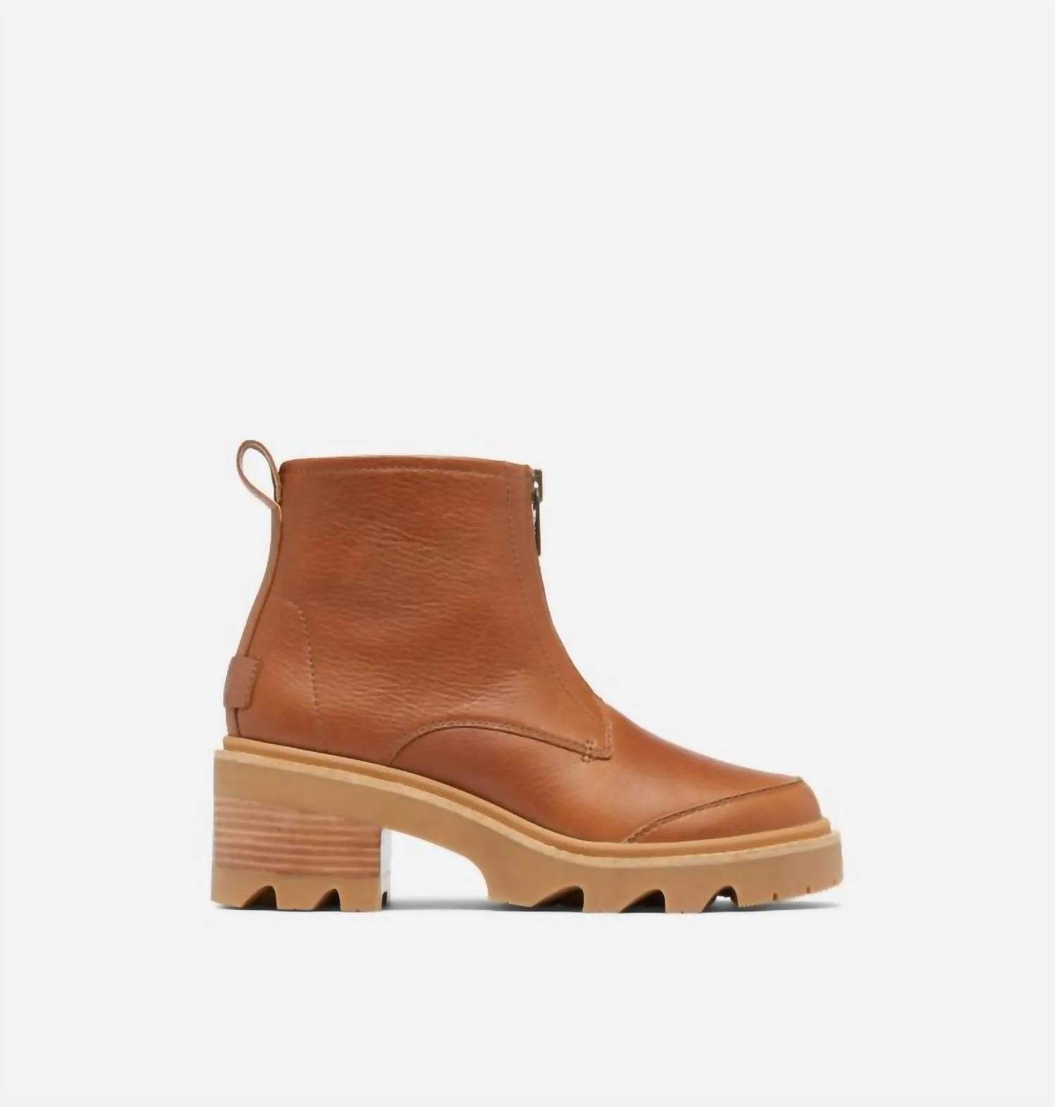 Women's Joan Now Zip Boot In Velvet Tan / Gum 2