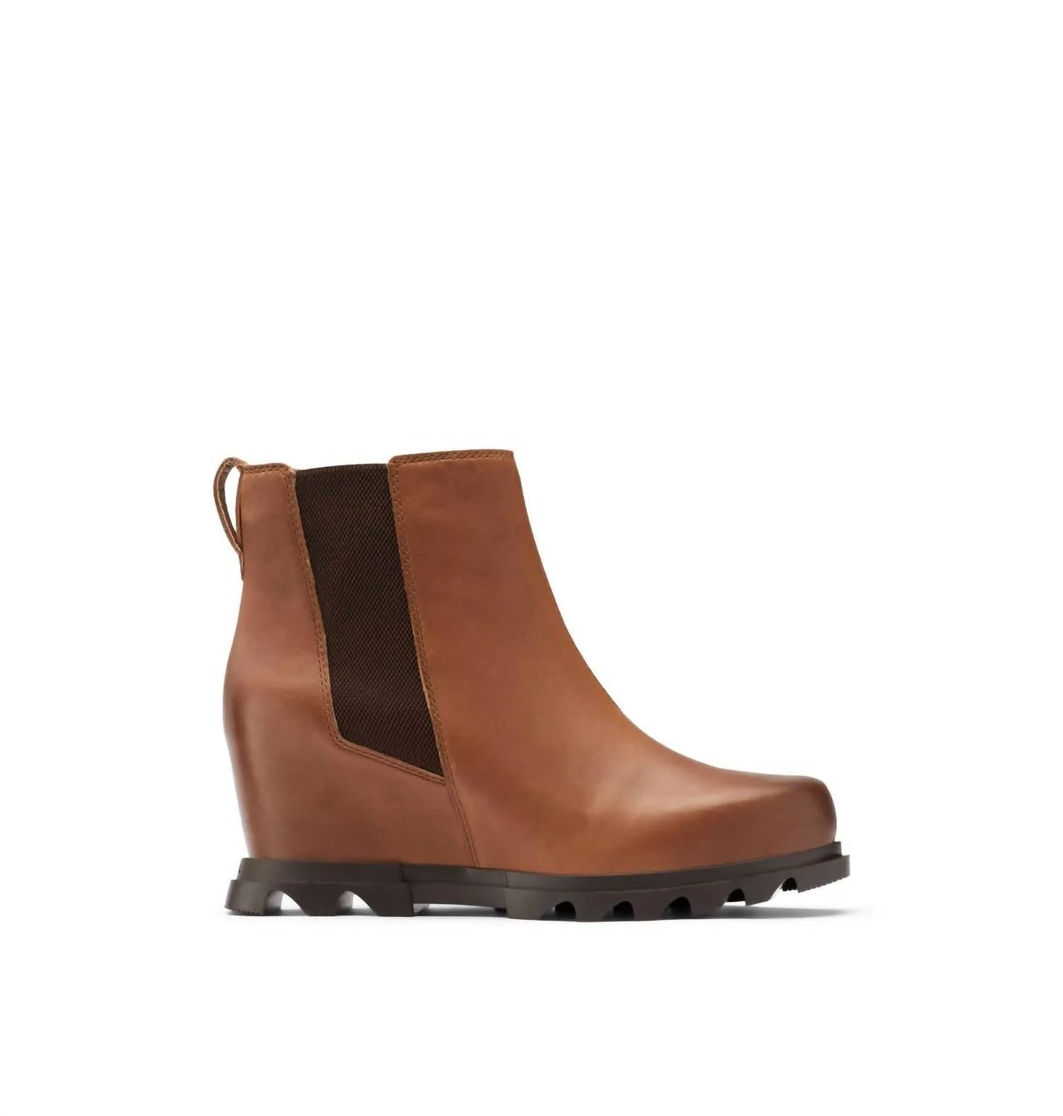 WomenS Joan Of Arctic Wedge Iii Chelsea Fashion Boots In Hazelnut/blackened Brown