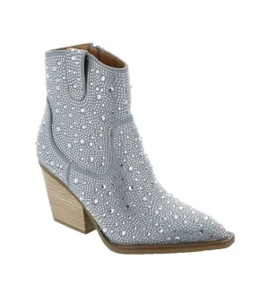 Women's Kady Denim Boot In Blue
