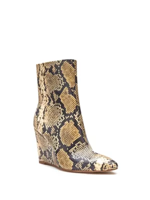 Women's Kaia Wedge Boots In Natural