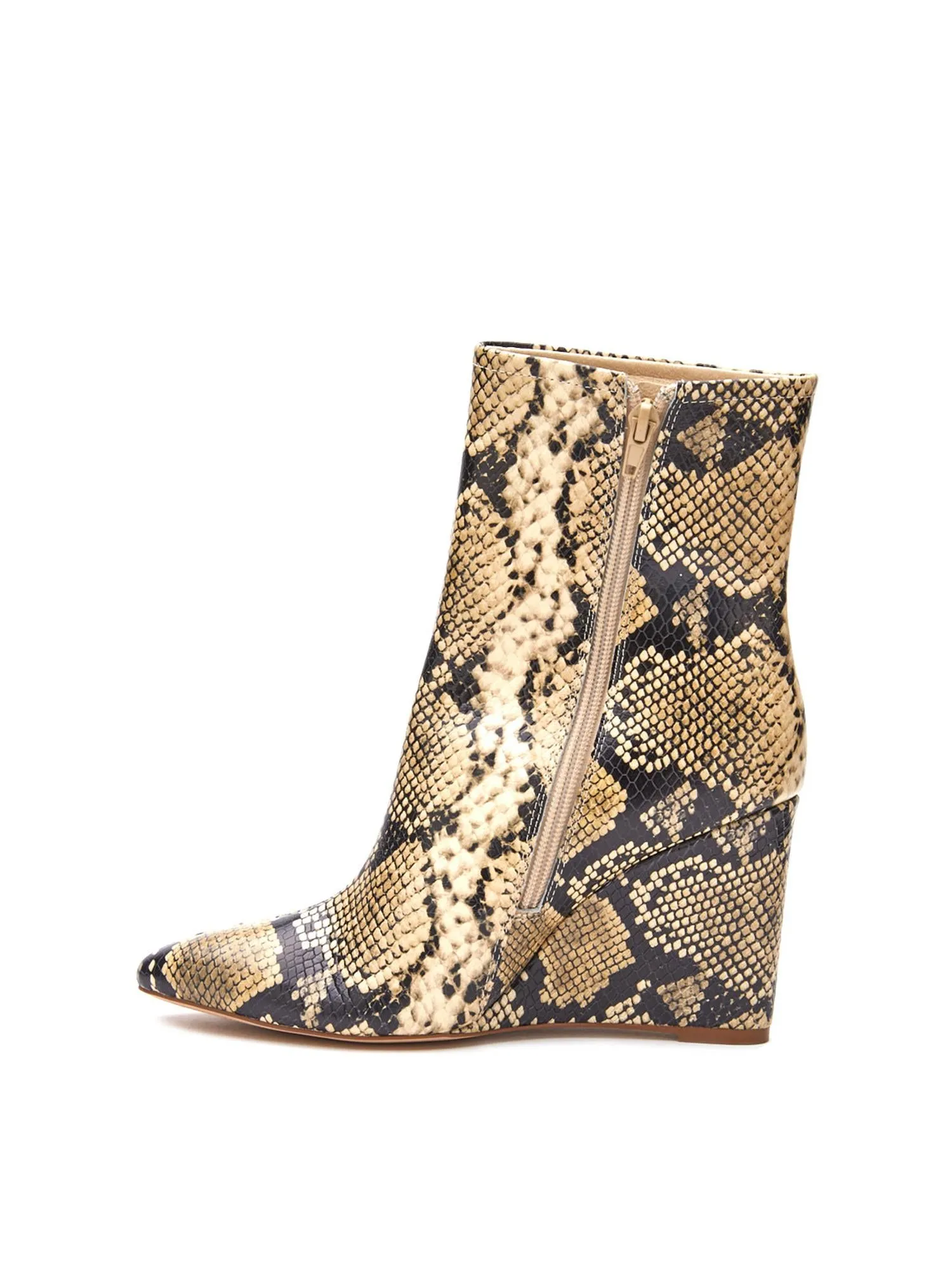 Women's Kaia Wedge Boots In Natural