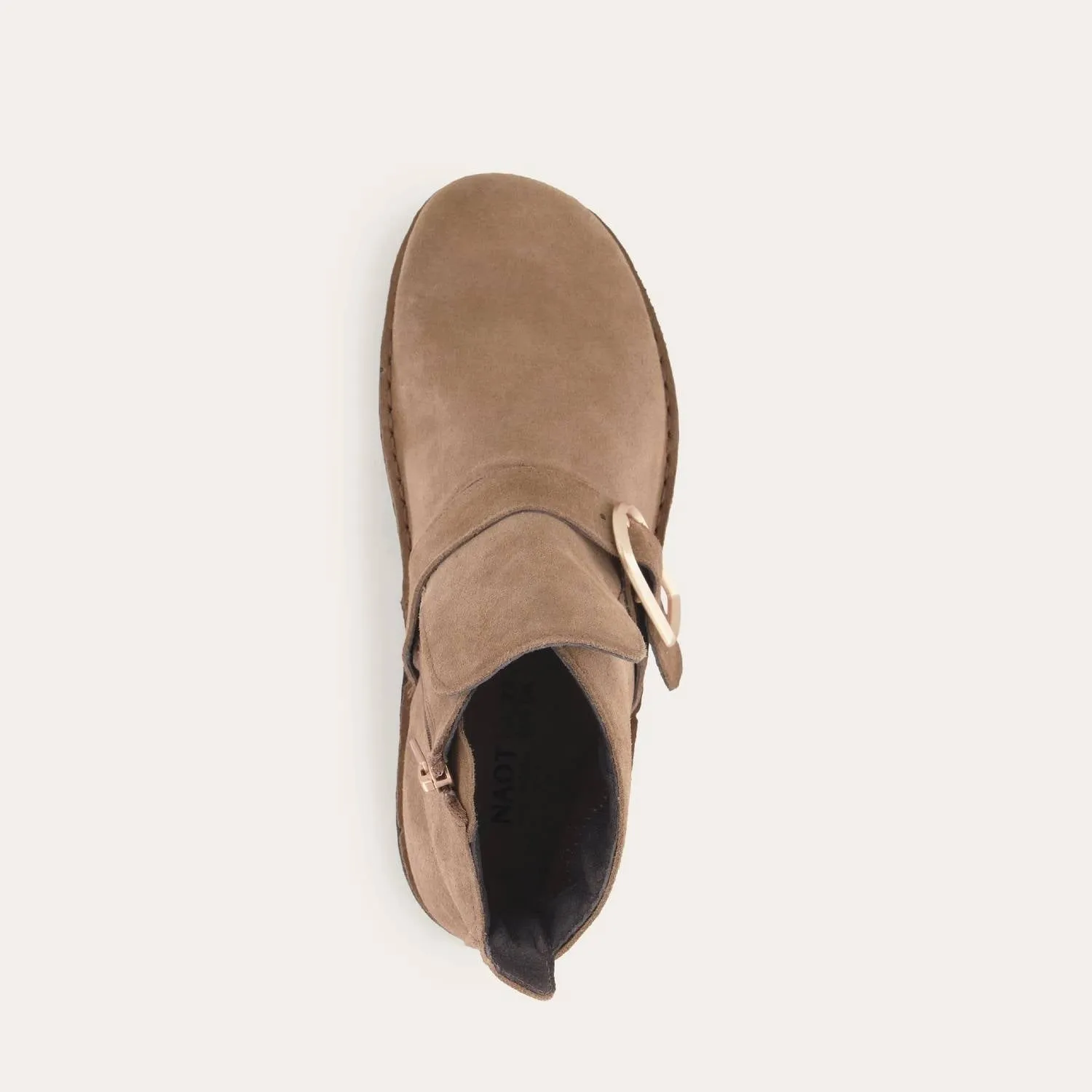 Women's Kolmer Bootie - Wide In Acorn Suede