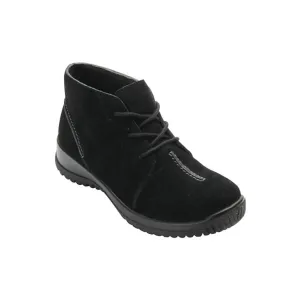 Women's Krista Suede Ankle Boot In Black