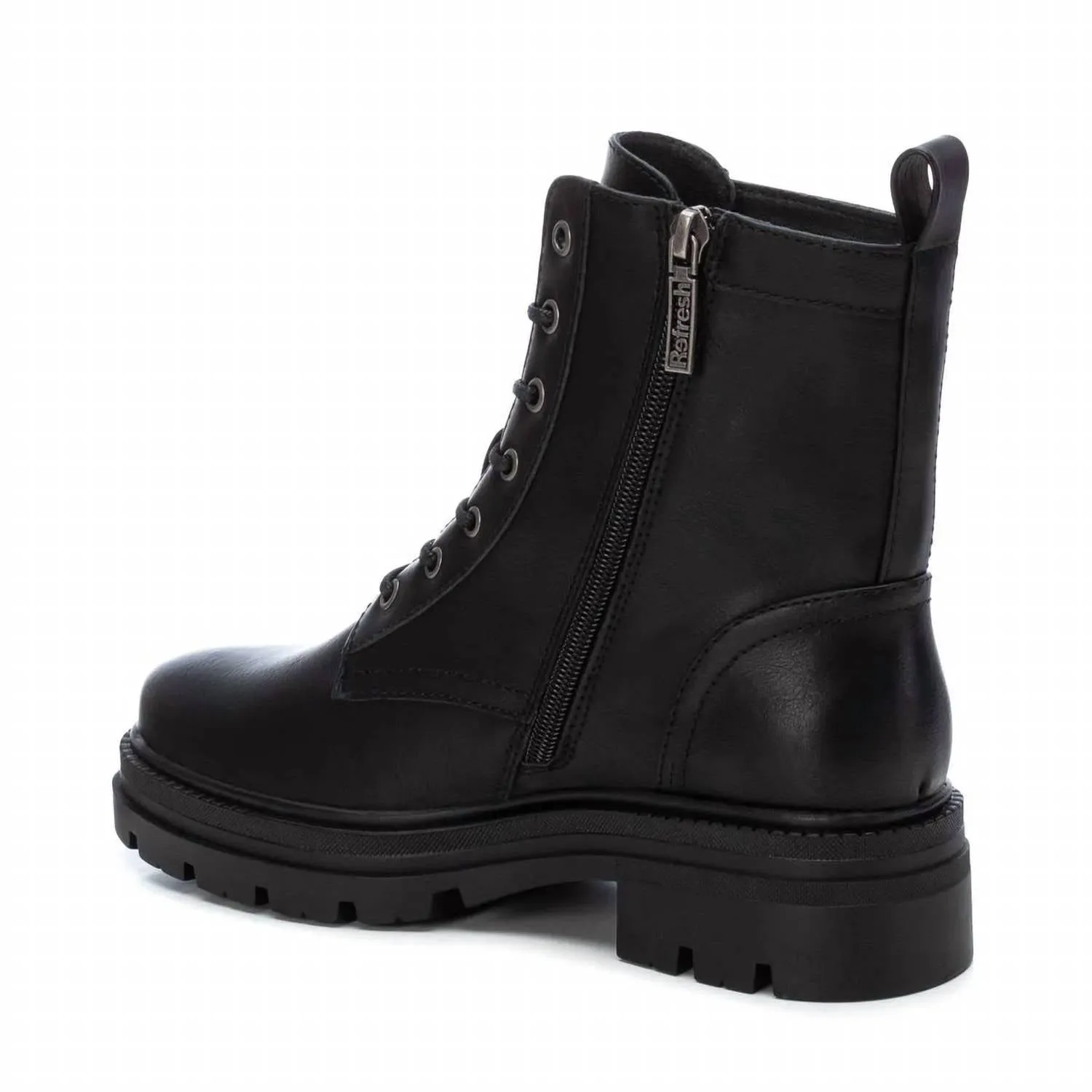 Women's Lace-Up Booties In Black