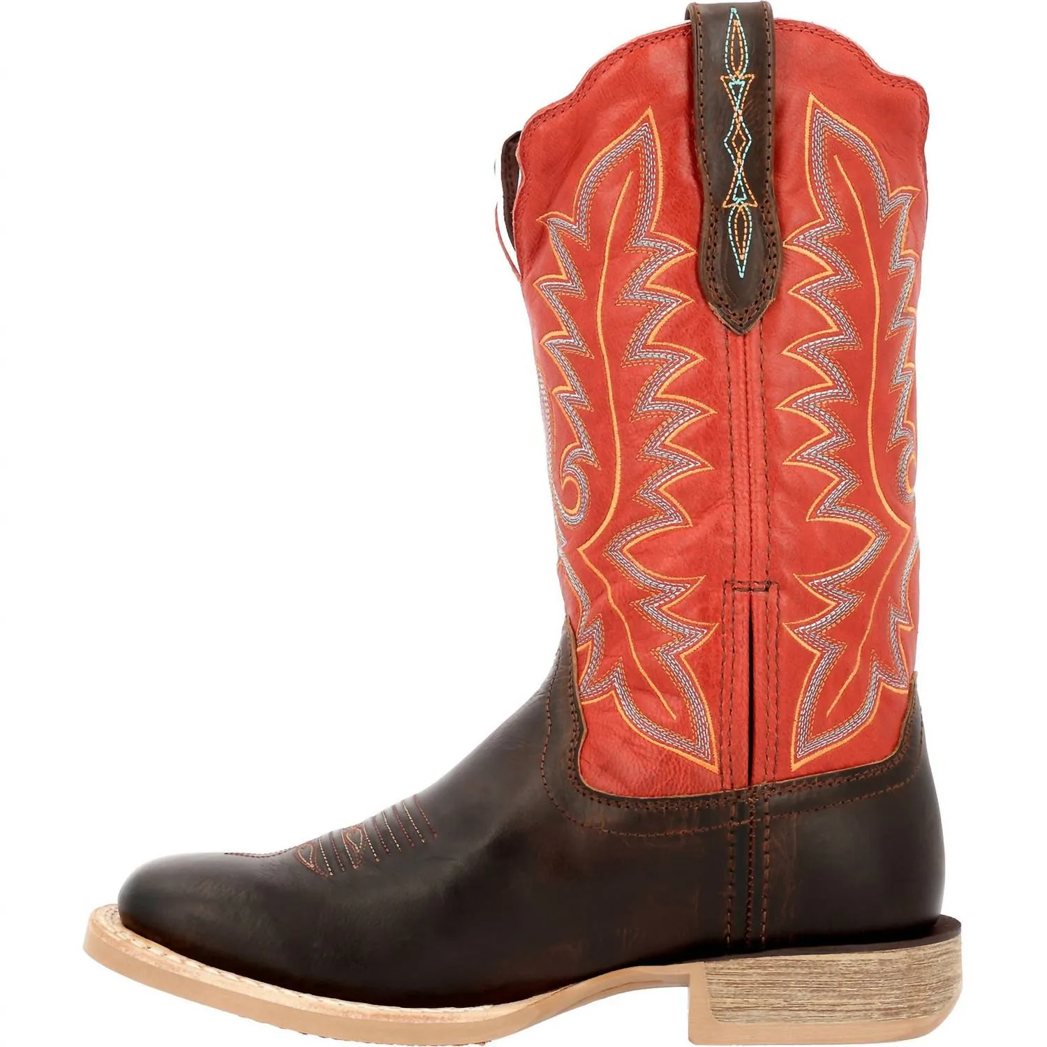 Women's Lady Rebel Pro Western Boot In Brown/orange