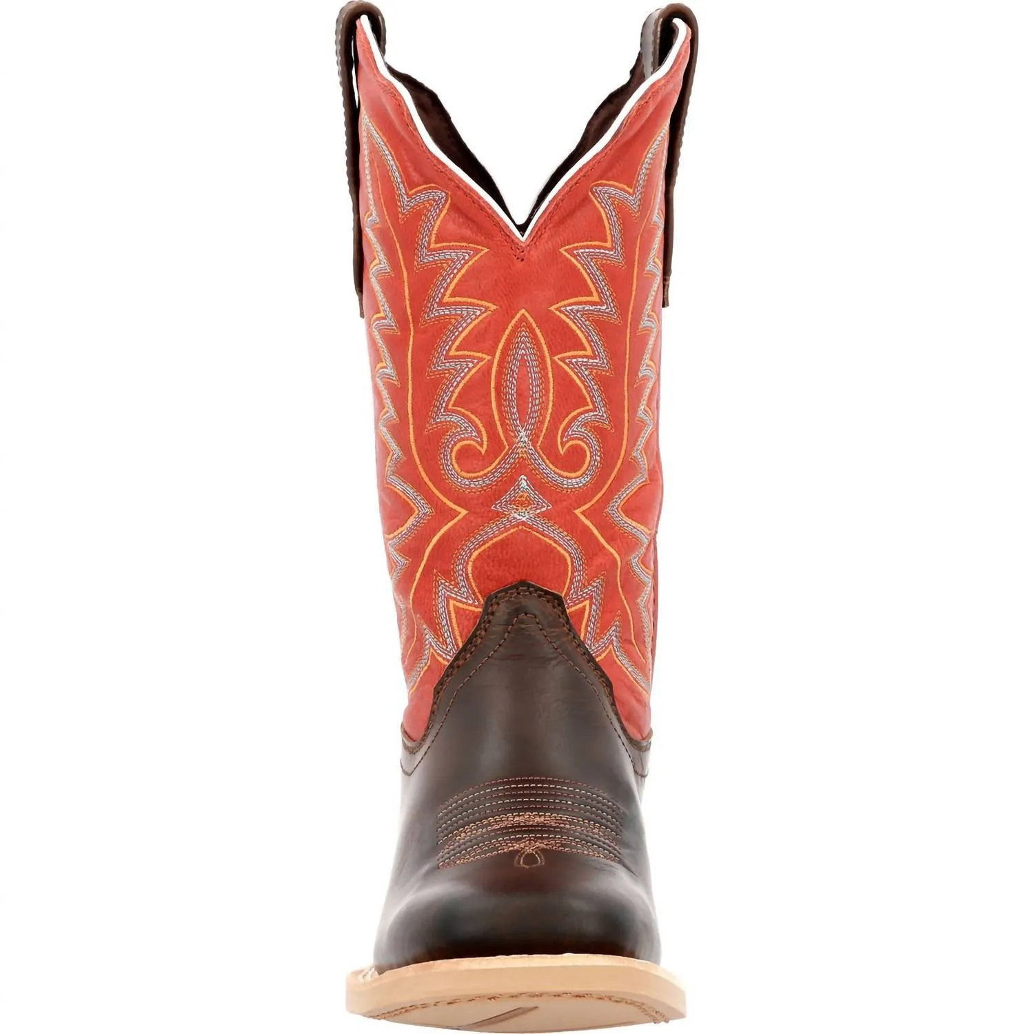 Women's Lady Rebel Pro Western Boot In Brown/orange
