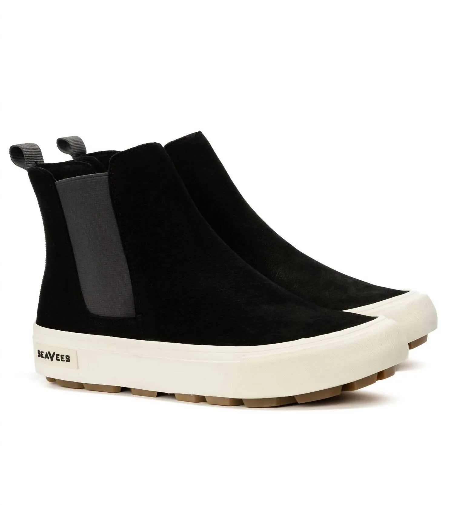 Women's Laguna Chelsea Boot In Black Corduroy