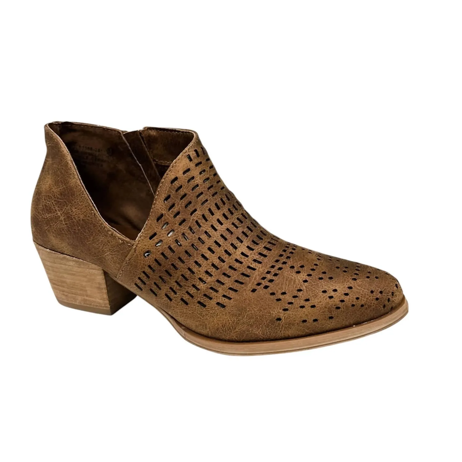 Women's Laserette Bootie In Tan
